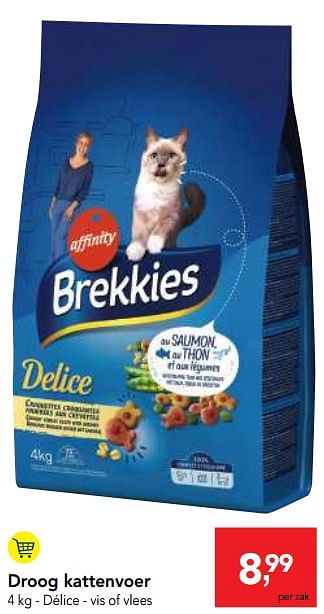 Promoties Droog kattenvoer - Brekkies - Geldig van 24/10/2018 tot 06/11/2018 bij Makro
