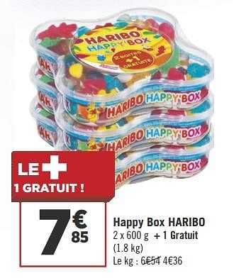 Promotions Happy box haribo - Haribo - Valide de 16/10/2018 à 28/10/2018 chez Géant Casino