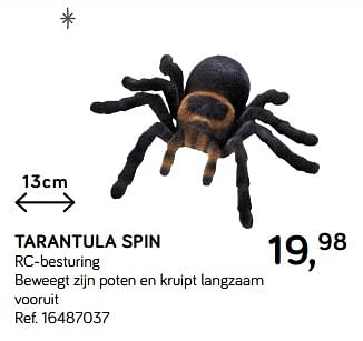 Promoties Tarantula spin - EZTec - Geldig van 16/10/2018 tot 11/12/2018 bij Supra Bazar