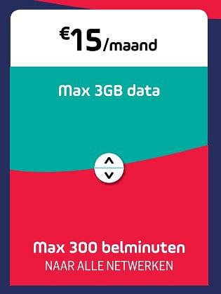 Promoties Based on you abonnementen max 3gb data - Huismerk - Base - Geldig van 17/10/2018 tot 17/11/2018 bij Base