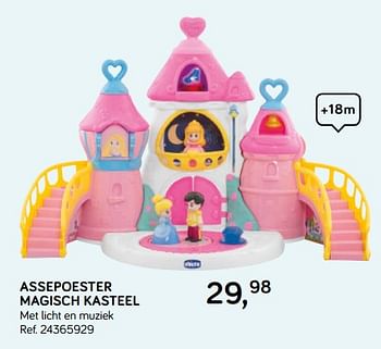 Promoties Assepoester magisch kasteel - Chicco - Geldig van 16/10/2018 tot 11/12/2018 bij Supra Bazar