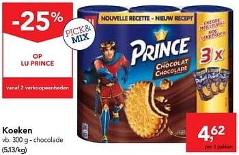 Promoties Koeken chocolade - Lu - Geldig van 24/10/2018 tot 06/11/2018 bij Makro