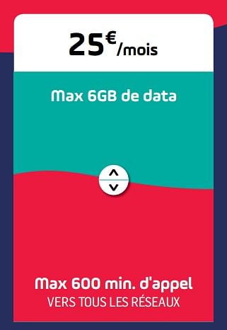 Promotions Abonnement based on you max 6gb de data - Produit Maison - Base - Valide de 17/10/2018 à 17/11/2018 chez Base