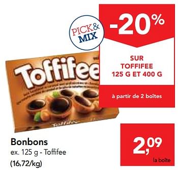 Promoties Bonbons - Toffifee - Geldig van 24/10/2018 tot 06/11/2018 bij Makro