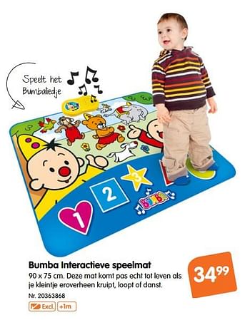 Promoties Bumba interactieve speelmat - Bumba - Geldig van 17/10/2018 tot 29/11/2018 bij Fun