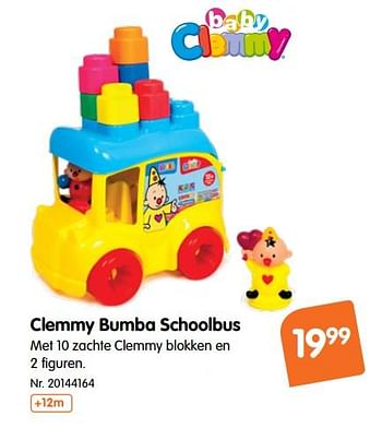 Promoties Clemmy bumba schoolbus - Bumba - Geldig van 17/10/2018 tot 29/11/2018 bij Fun
