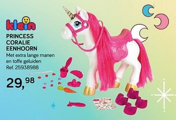Promoties Princess coralie eenhoorn - Theo Klein - Geldig van 16/10/2018 tot 11/12/2018 bij Supra Bazar