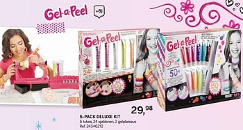 Promoties 5-pack deluxe kit - Gel-a-Peel - Geldig van 16/10/2018 tot 11/12/2018 bij Supra Bazar