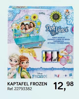 Promoties Kaptafel frozen - Hasbro - Geldig van 16/10/2018 tot 11/12/2018 bij Supra Bazar