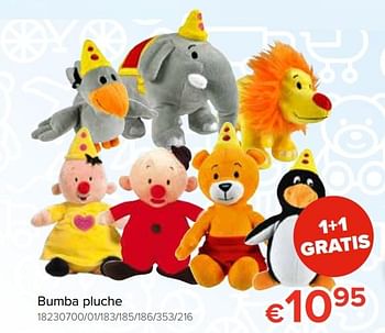Promoties Bumba pluche - Bumba - Geldig van 20/10/2018 tot 06/12/2018 bij Euro Shop