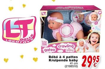 Promotions Bébé à 4 pattes kruipende baby - Loko toys - Valide de 19/10/2018 à 08/12/2018 chez Cora