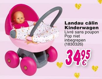 Promoties Landau câlin kinderwagen - Smoby - Geldig van 19/10/2018 tot 08/12/2018 bij Cora
