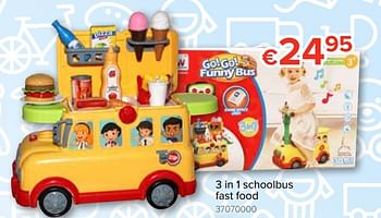 Promoties 3 in 1 schoolbus fast food - Huismerk - Euroshop - Geldig van 20/10/2018 tot 06/12/2018 bij Euro Shop