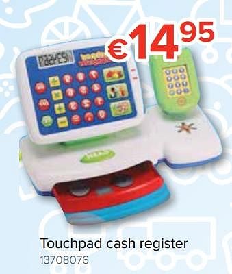 Promoties Touchpad cash register - Huismerk - Euroshop - Geldig van 20/10/2018 tot 06/12/2018 bij Euro Shop