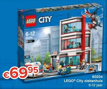 Promoties 60204 lego city ziekenhuis - Lego - Geldig van 20/10/2018 tot 06/12/2018 bij Euro Shop