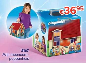 Promoties 5167 mijn meeneempoppenhuis - Playmobil - Geldig van 20/10/2018 tot 06/12/2018 bij Euro Shop