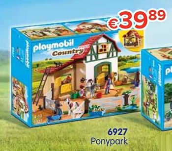 Promoties 6927 ponypark - Playmobil - Geldig van 20/10/2018 tot 06/12/2018 bij Euro Shop