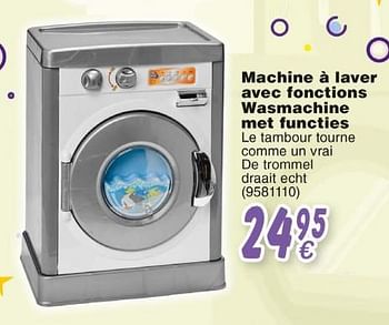 Promotions Machine à laver avec fonctions wasmachine met functies - Produit maison - Cora - Valide de 19/10/2018 à 08/12/2018 chez Cora