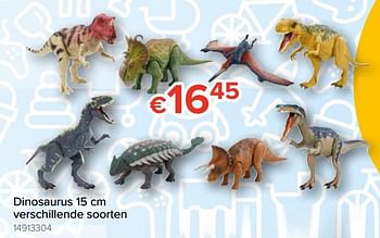 Promoties Dinosaurus verschillende soorten - Huismerk - Euroshop - Geldig van 20/10/2018 tot 06/12/2018 bij Euro Shop