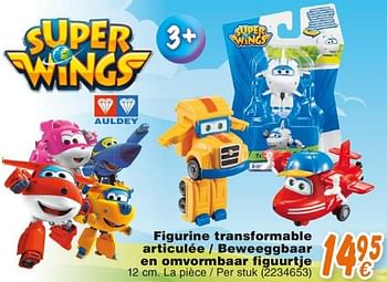 Promoties Figurine transformable articulée i beweeggbaar en omvormbaar figuurtje - Super Wings  - Geldig van 19/10/2018 tot 08/12/2018 bij Cora