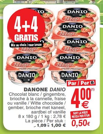 Promotions Danone danio - Danio - Valide de 23/10/2018 à 29/10/2018 chez Cora