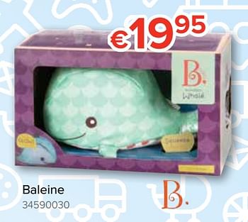 Promotions Baleine - Produit Maison - Euroshop - Valide de 20/10/2018 à 06/12/2018 chez Euro Shop