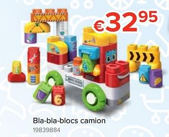 Promotions Bla-bla-blocs camion - Vtech - Valide de 20/10/2018 à 06/12/2018 chez Euro Shop