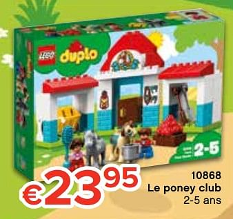 Promotions 10868 le poney club - Lego - Valide de 20/10/2018 à 06/12/2018 chez Euro Shop