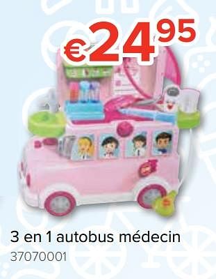 Promotions 3 en 1 autobus médecin - Produit Maison - Euroshop - Valide de 20/10/2018 à 06/12/2018 chez Euro Shop