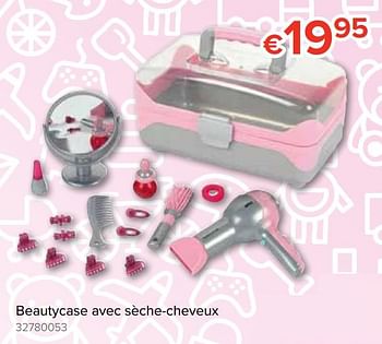 Promotions Beautycase avec sèche-cheveux - Produit Maison - Euroshop - Valide de 20/10/2018 à 06/12/2018 chez Euro Shop
