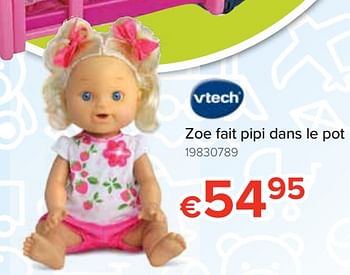 Promoties Zoe fait pipi dans le pot - Vtech - Geldig van 20/10/2018 tot 06/12/2018 bij Euro Shop
