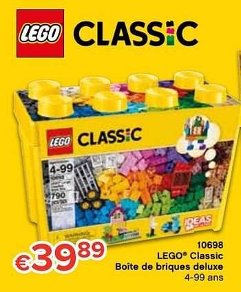 Promotions 10698 lego classic boîte de briques deluxe - Lego - Valide de 20/10/2018 à 06/12/2018 chez Euro Shop