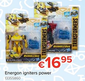 Promoties Energon igniters power - Transformers - Geldig van 20/10/2018 tot 06/12/2018 bij Euro Shop