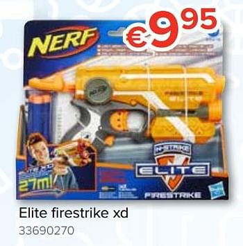 Promoties Elite firestrike xd - Hasbro - Geldig van 20/10/2018 tot 06/12/2018 bij Euro Shop