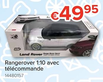 Promotions Rangerover 1:10 avec télécommande - Produit Maison - Euroshop - Valide de 20/10/2018 à 06/12/2018 chez Euro Shop