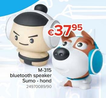 Promotions M-315 bluetooth speaker sumo - hond - Muse - Valide de 20/10/2018 à 06/12/2018 chez Euro Shop