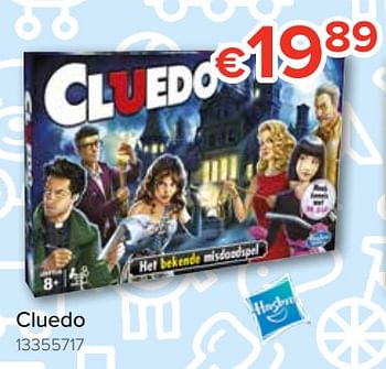 Promoties Cluedo - Hasbro - Geldig van 20/10/2018 tot 06/12/2018 bij Euro Shop