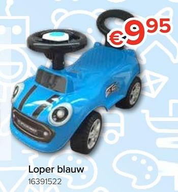 Promotions Loper blauw - Produit Maison - Euroshop - Valide de 20/10/2018 à 06/12/2018 chez Euro Shop