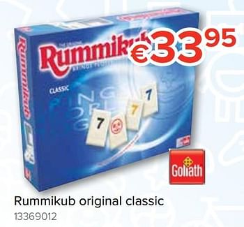 Promotions Rummikub original classic - Goliath - Valide de 20/10/2018 à 06/12/2018 chez Euro Shop