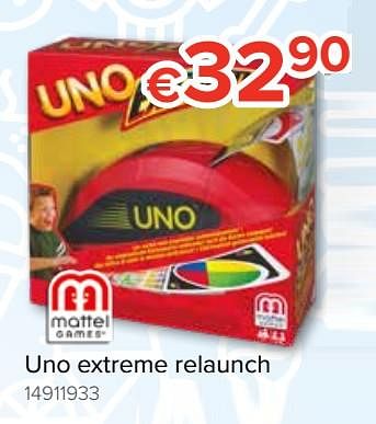 Promoties Uno extreme relaunch - Mattel - Geldig van 20/10/2018 tot 06/12/2018 bij Euro Shop