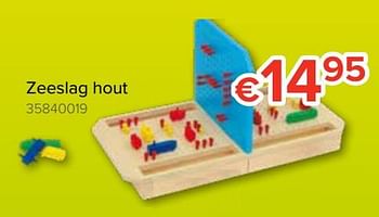 Promoties Zeeslag hout - Huismerk - Euroshop - Geldig van 20/10/2018 tot 06/12/2018 bij Euro Shop