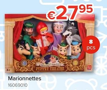 Promotions Marionnettes - Produit Maison - Euroshop - Valide de 20/10/2018 à 06/12/2018 chez Euro Shop