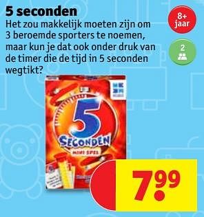 Promotions 5 seconden - Megableu - Valide de 23/10/2018 à 28/10/2018 chez Kruidvat