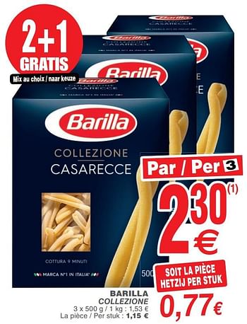 Promoties Barilla collezione - Barilla - Geldig van 23/10/2018 tot 29/10/2018 bij Cora