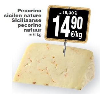Promoties Pecorino sicilen nature siciliaanse pecorino natuur - Huismerk - Cora - Geldig van 23/10/2018 tot 29/10/2018 bij Cora