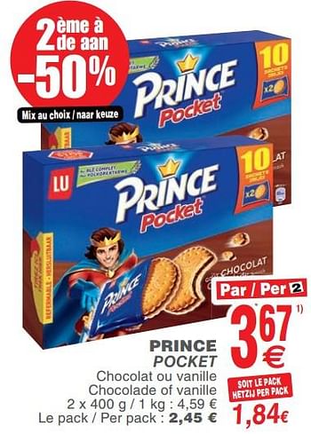 Promoties Prince pocket - Lu - Geldig van 23/10/2018 tot 29/10/2018 bij Cora