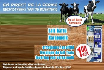 Promoties Lait frais verse melk - Huismerk - Cora - Geldig van 23/10/2018 tot 29/10/2018 bij Cora