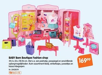 Promoties Baby born boutique fashion shop - Huismerk - Fun - Geldig van 17/10/2018 tot 29/11/2018 bij Fun