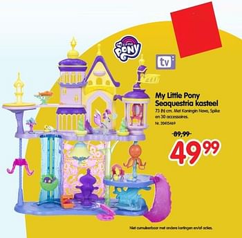 Promoties My little pony seaquestria kasteel - My Little Pony - Geldig van 17/10/2018 tot 29/11/2018 bij Fun