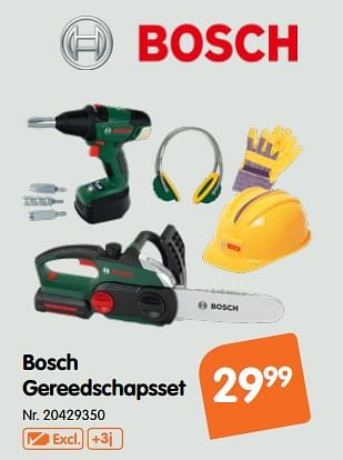 Promoties Bosch gereedschapsset - Theo Klein - Geldig van 17/10/2018 tot 29/11/2018 bij Fun